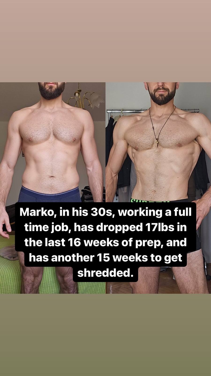 Marko before and after front