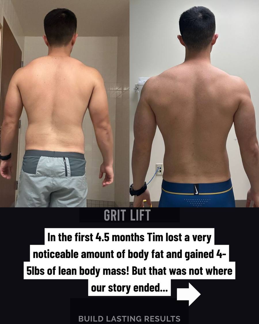 Tim before and after front